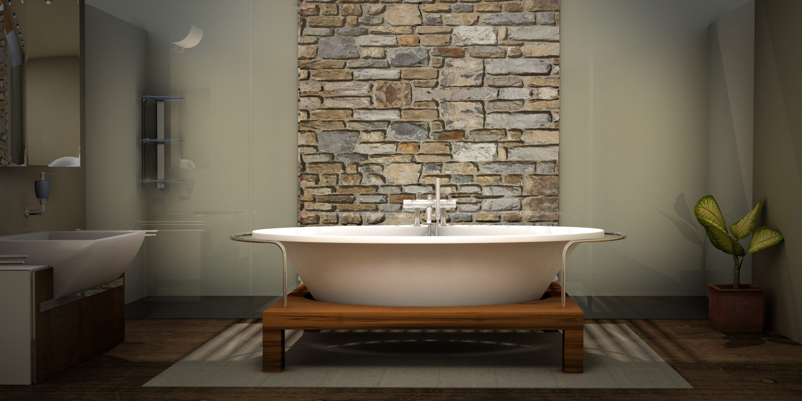 Modern tub